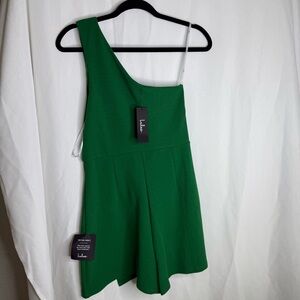 Lulu's Vibrant Green Dress